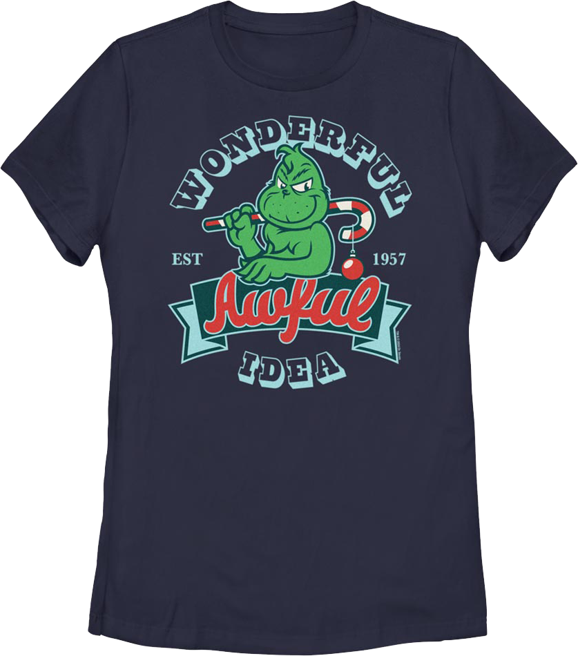 Womens Wonderful Awful Idea Dr. Seuss Shirt