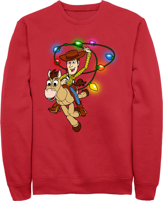 Woody's Christmas Lasso Toy Story Sweatshirt