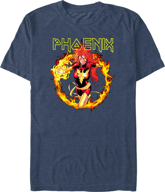 X-Men Dark Phoenix Fire Marvel Comics T-Shirt