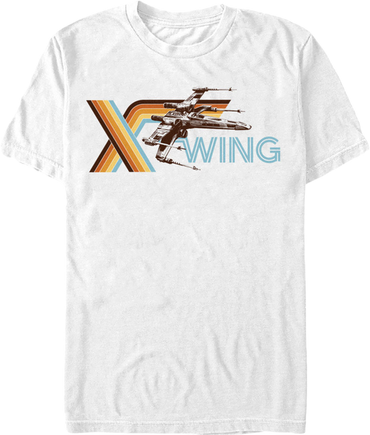 X-Wing Retro Flight Star Wars T-Shirt