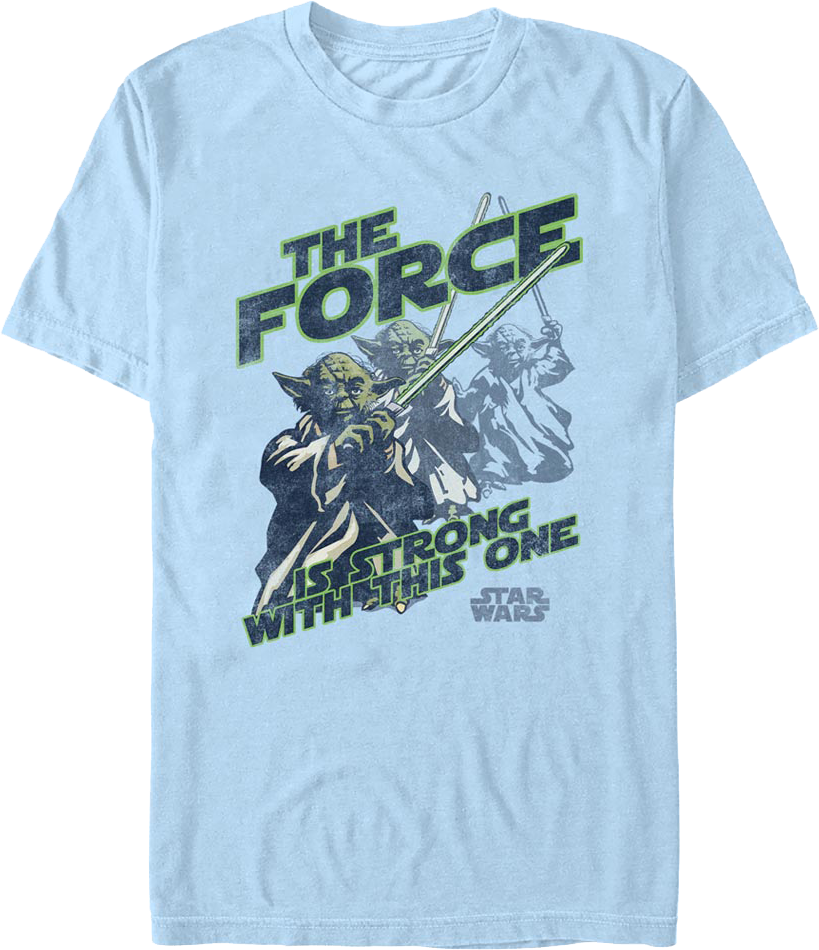 Yoda The Force Is Strong With This One Star Wars T-Shirt