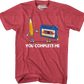 You Complete Me Pencil & Cassette T-Shirt