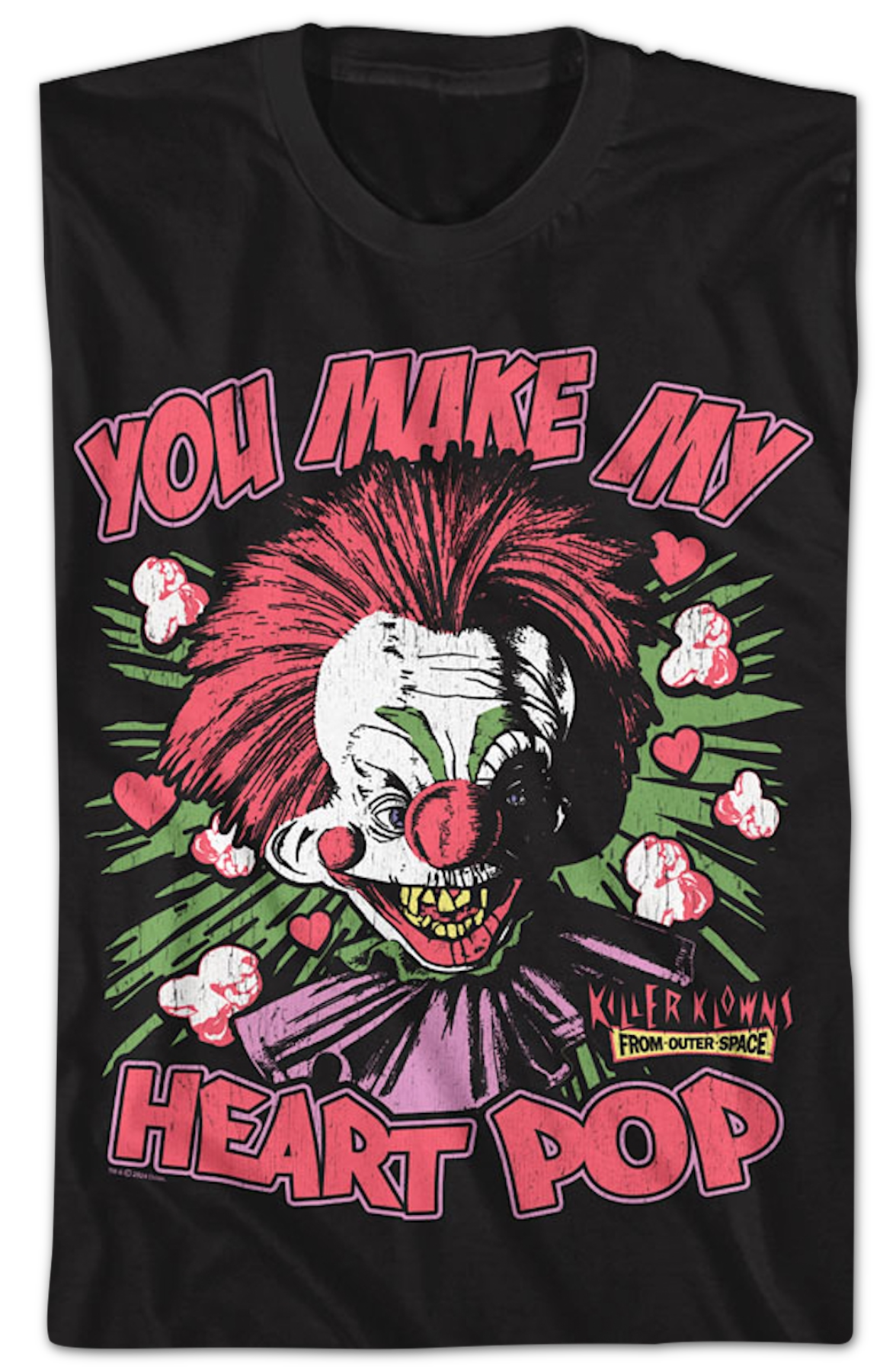 You Make My Heart Pop Killer Klowns From Outer Space T-Shirt