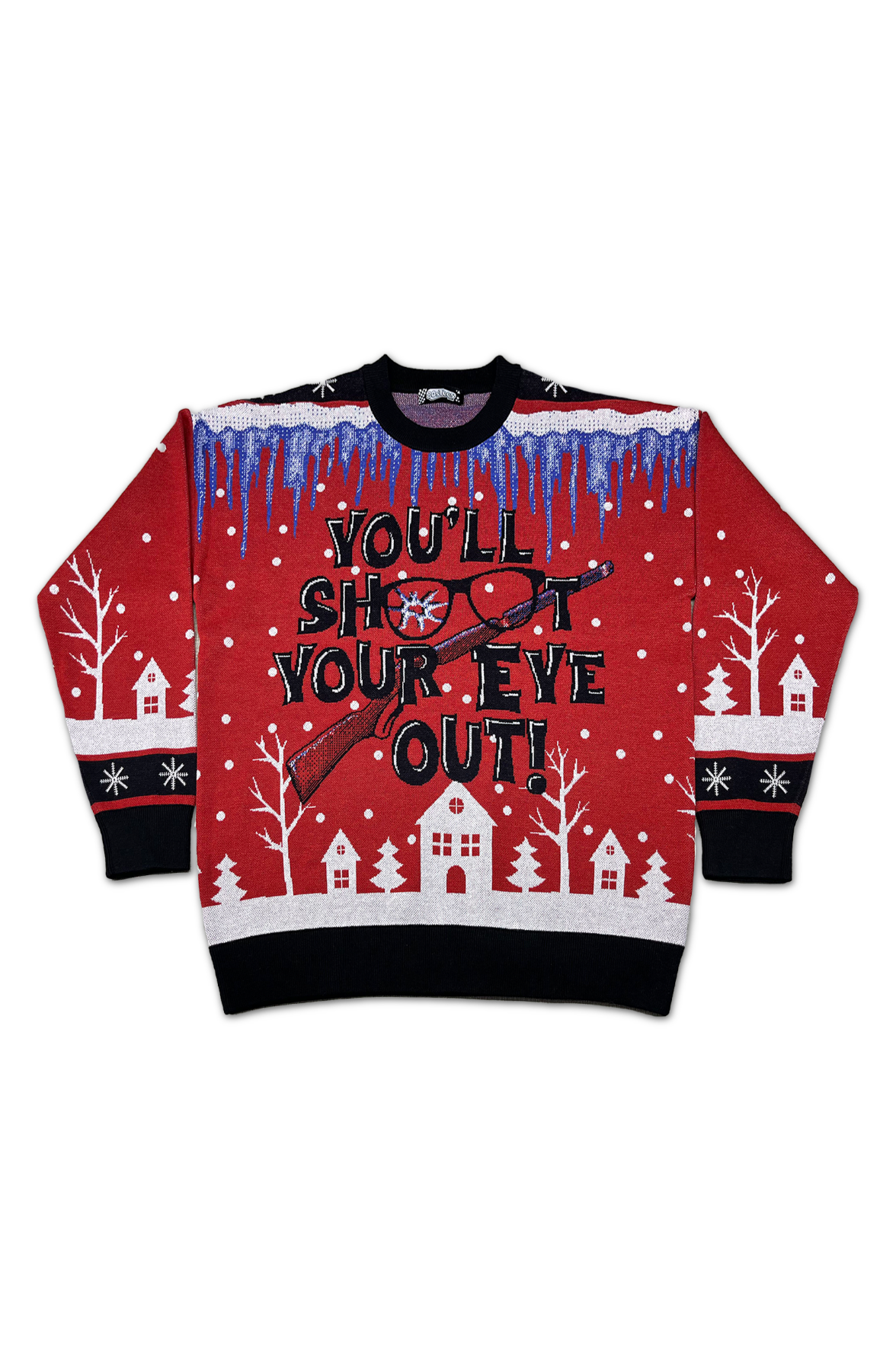 You'll Shoot Your Eye Out Christmas Story Knitted Sweater