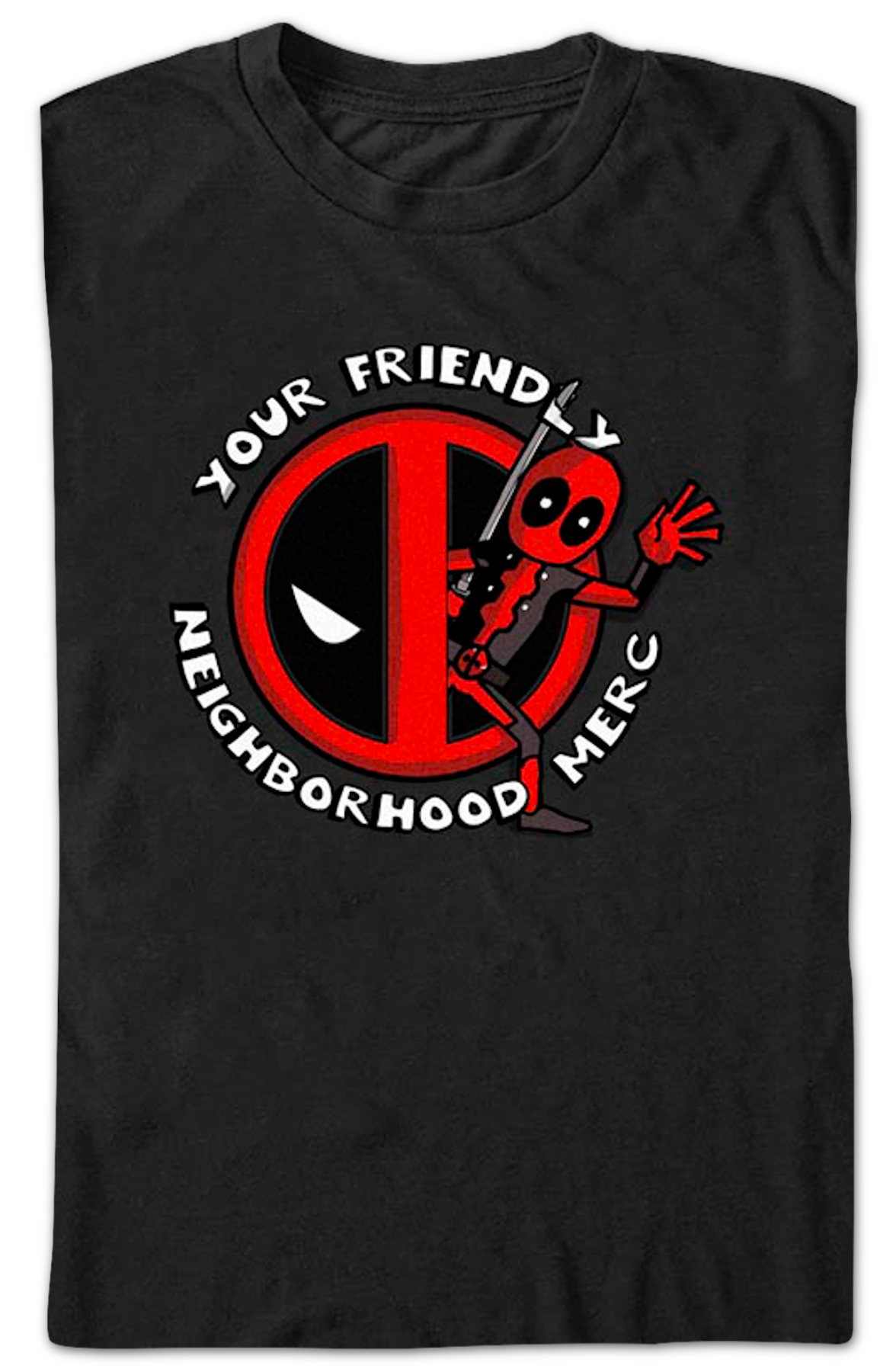 Your Friendly Neighborhood Merc Deadpool Marvel Comics T-Shirt