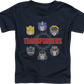 Youth Autobots And Decepticons Head Shots Transformers Shirt