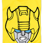 Youth Bumblebee Head Shot Transformers Shirt