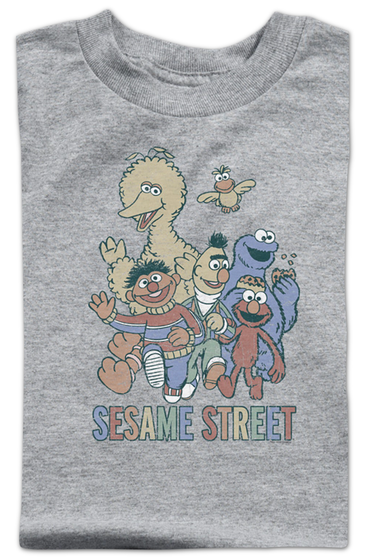 Youth Colorful Sesame Street Shirt