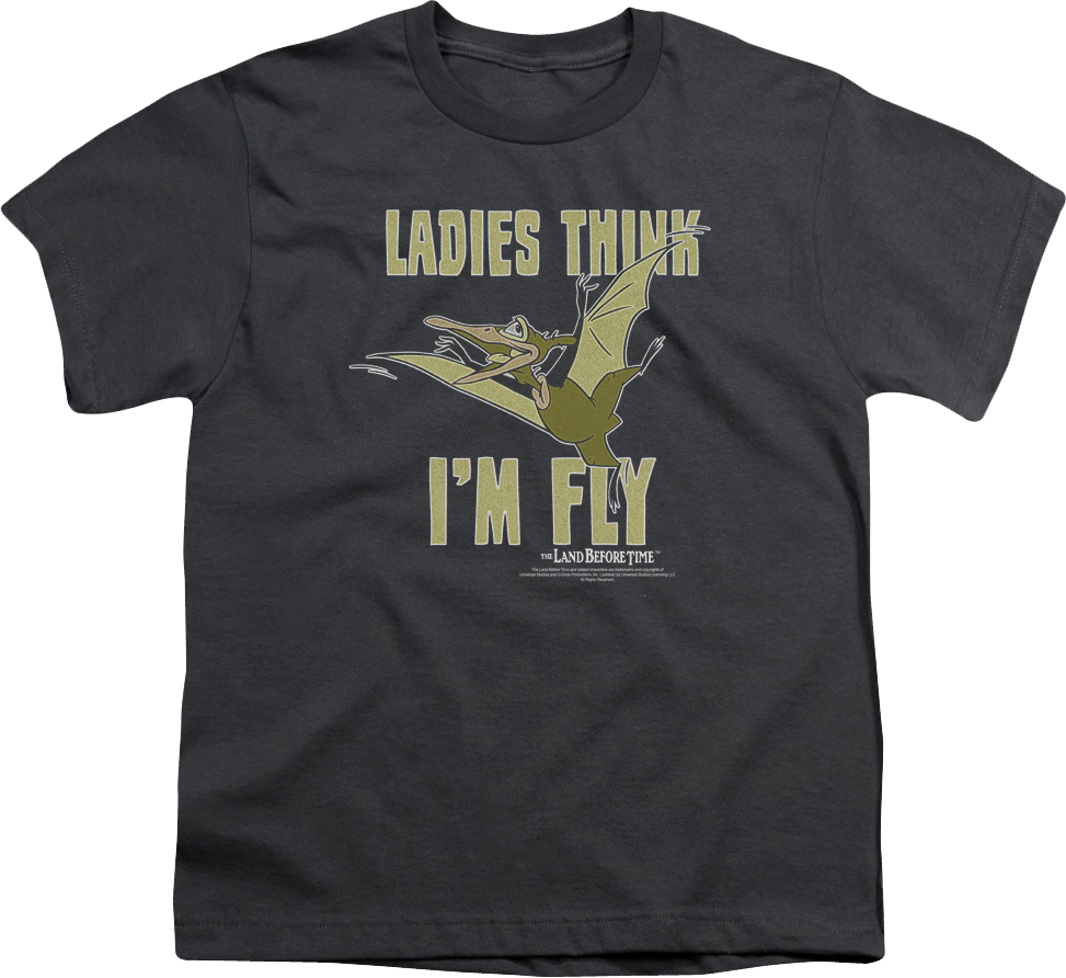 Youth Ladies Think I'm Fly Land Before Time Shirt