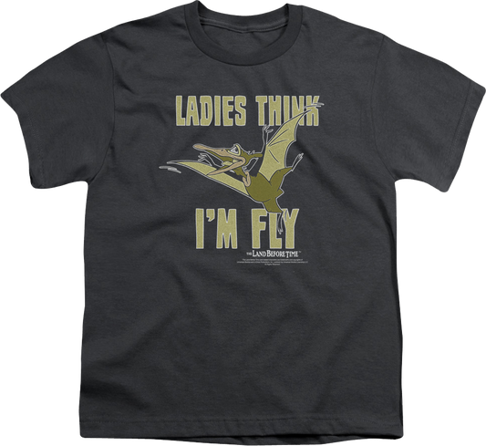 Youth Ladies Think I'm Fly Land Before Time Shirt