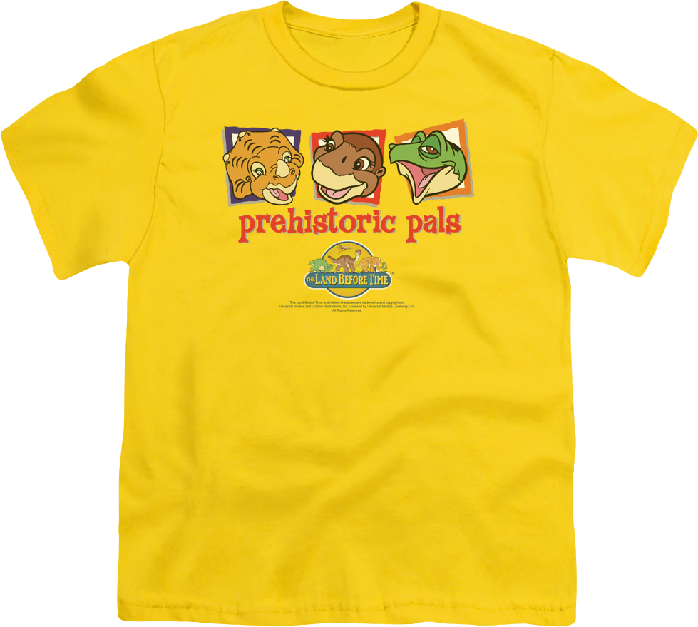 Youth Prehistoric Pals Land Before Time Shirt