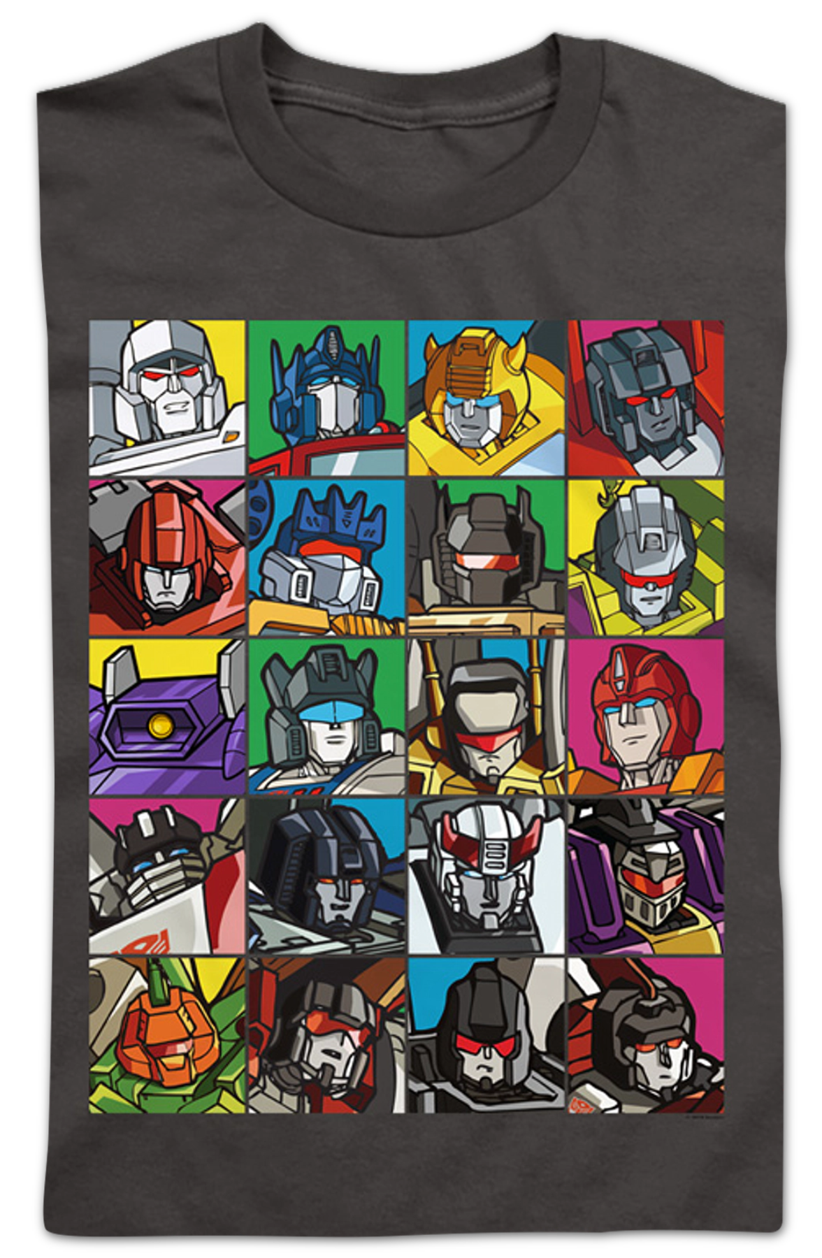 Youth Robot Collage Transformers Shirt