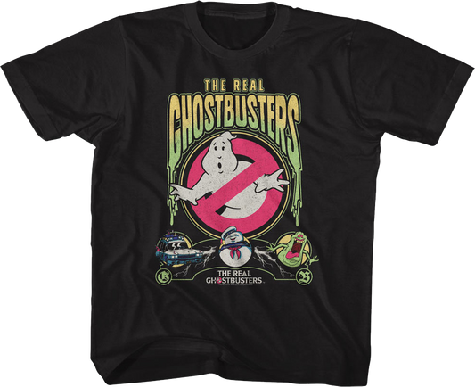 Youth Slimed Collage Real Ghostbusters Shirt