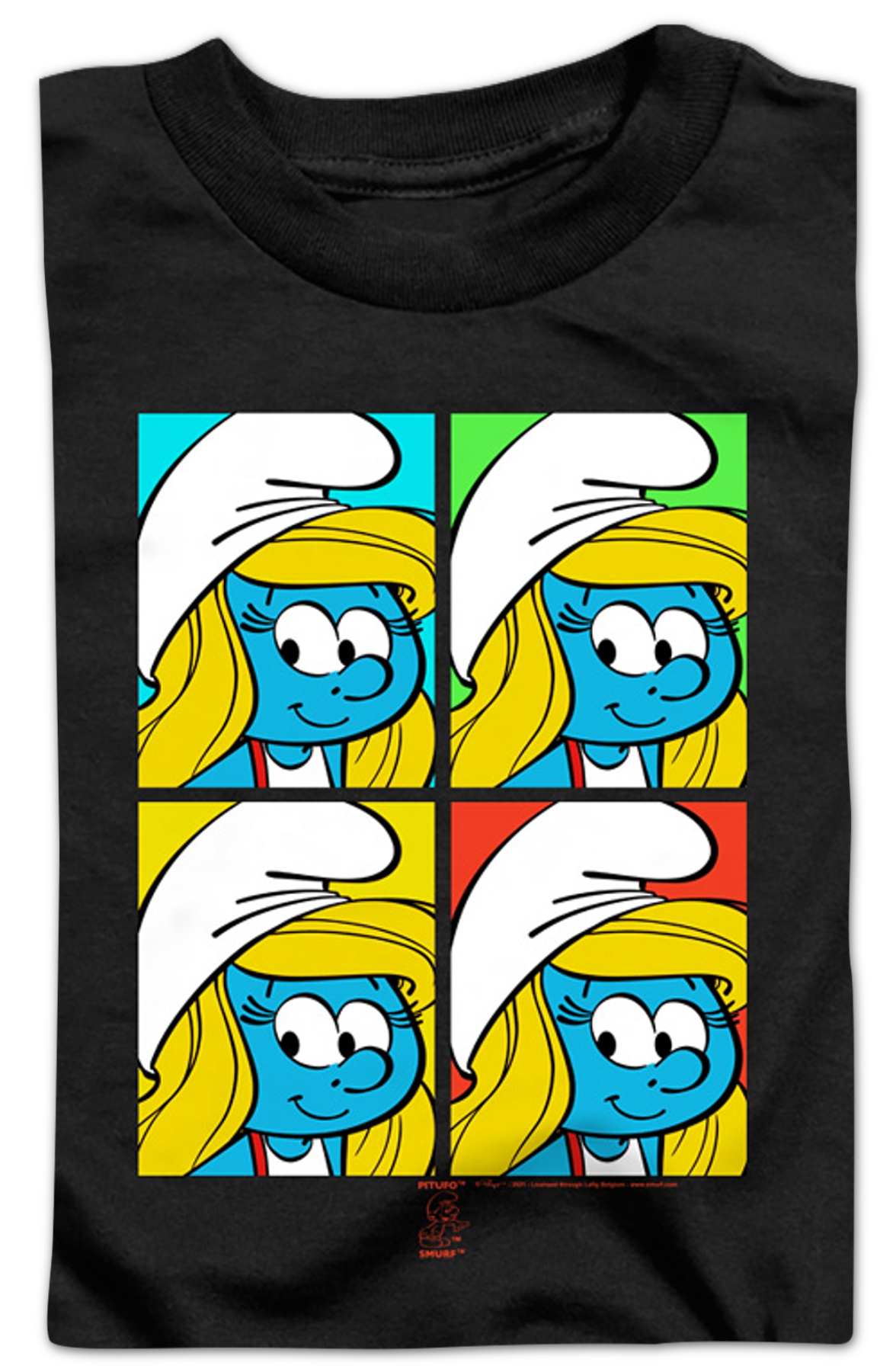 Youth Smurfette Pop Art Smurfs Shirt