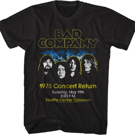 1976 Concert Bad Company T-Shirt