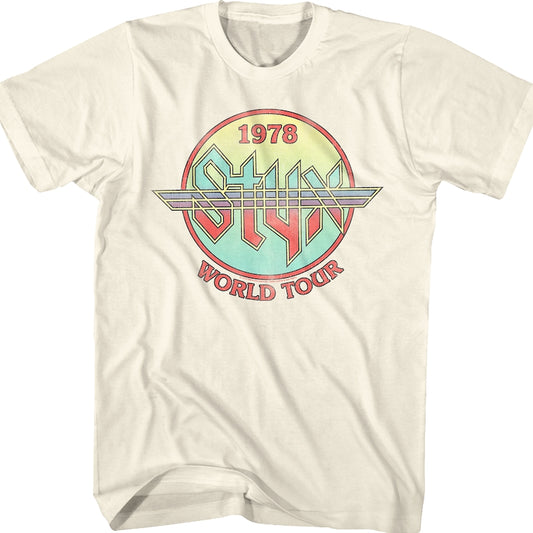 1978 World Tour Styx T-Shirt
