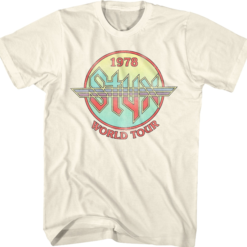 1978 World Tour Styx T-Shirt