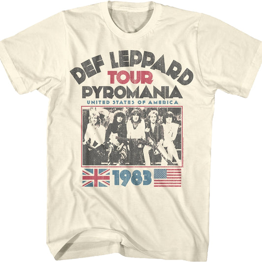 1983 Tour Def Leppard T-Shirt