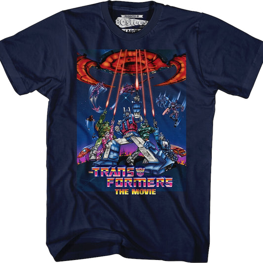1986 Movie Poster Transformers T-Shirt