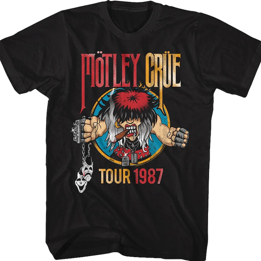 1987 Tour Motley Crue T-Shirt