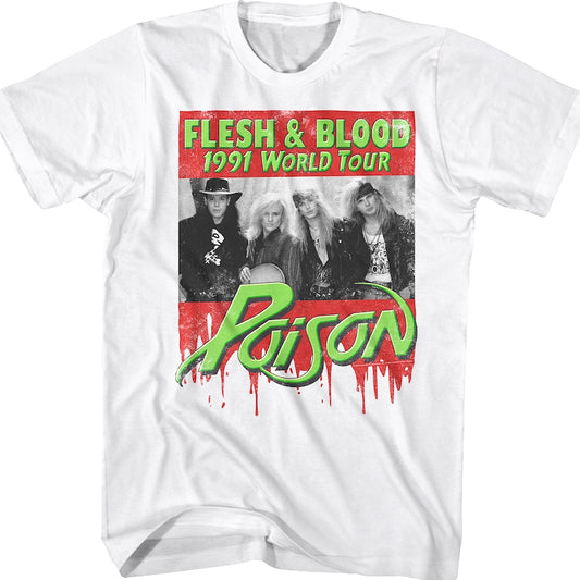 1991 World Tour Poison T-Shirt