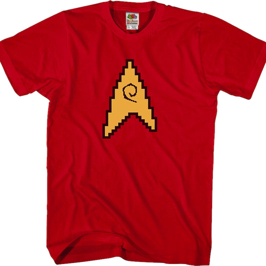 8-Bit Starfleet Logo Star Trek T-Shirt
