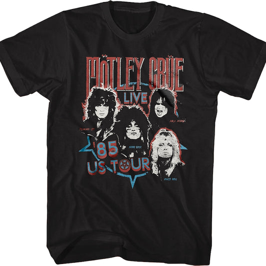 '85 US Tour Motley Crue T-Shirt