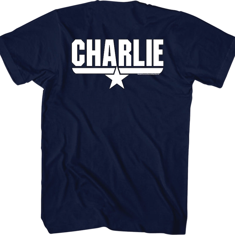 Adult Charlie Top Gun T-Shirt