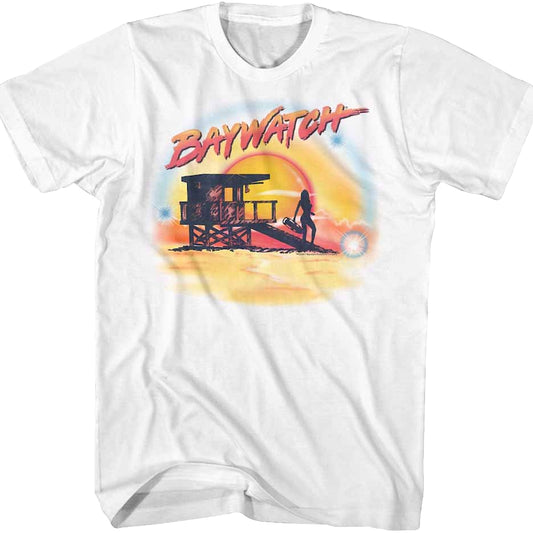 Airbrush Baywatch T-Shirt