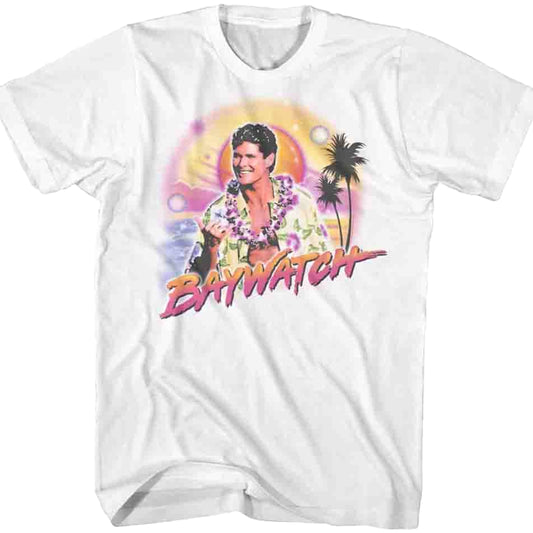 Airbrush Mitch Baywatch T-Shirt