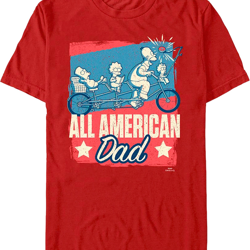 All American Dad The Simpsons T-Shirt