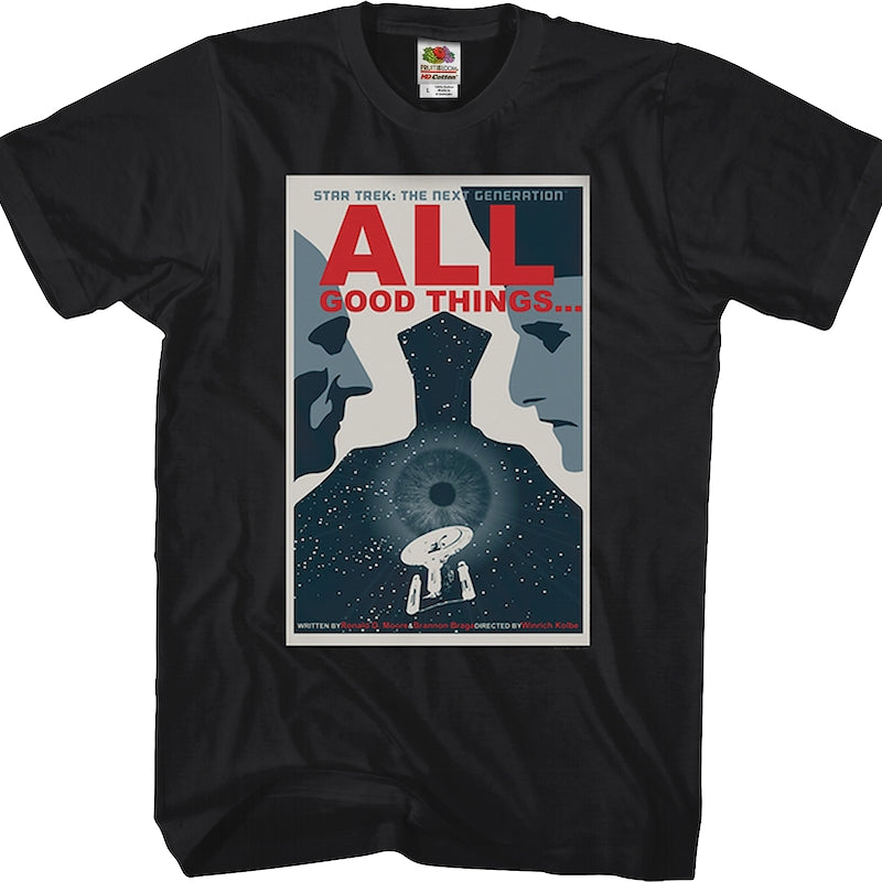 All Good Things Star Trek The Next Generation T-Shirt