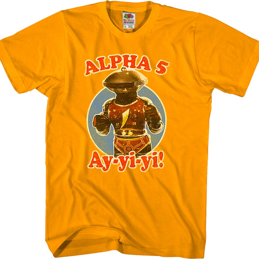 Alpha 5 Mighty Morphin Power Rangers T-Shirt
