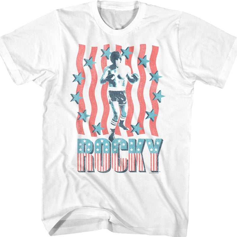 American Flag Rocky Shirt