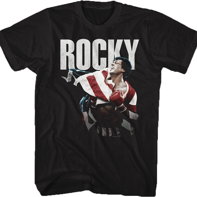 American Flag Rocky T-Shirt