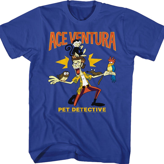 Animated Ace Ventura Pet Detective T-Shirt