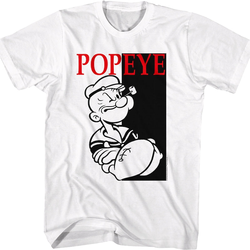 Arms Folded Scarface Poster Popeye T-Shirt