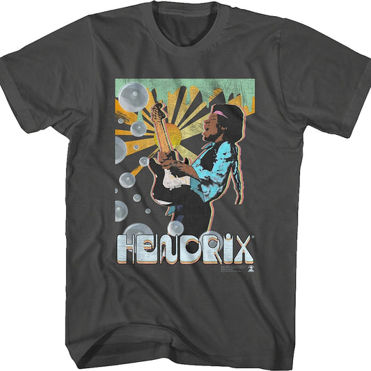 Artistic Bubbles Jimi Hendrix T-Shirt