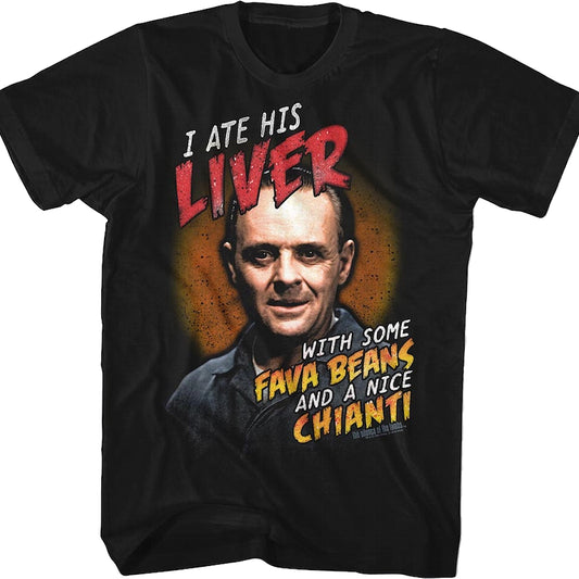 Ate His Liver Silence of the Lambs T-Shirt