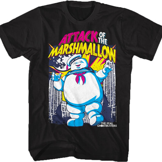 Attack of the Marshmallow Real Ghostbusters T-Shirt