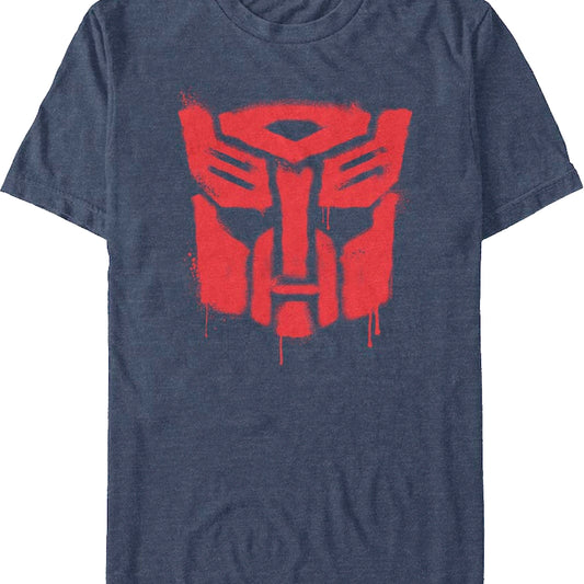 Autobot Graffiti Logo Transformers T-Shirt
