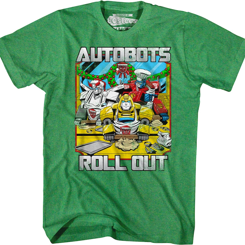 Autobots Roll Out Transformers Christmas T-Shirt