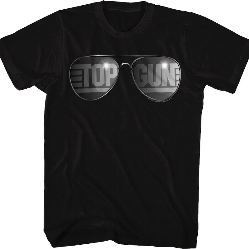 Aviator Sunglasses Top Gun T-Shirt