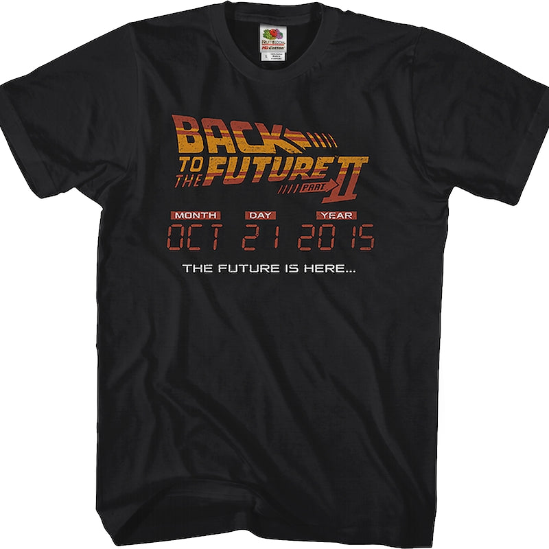 Back To The Future 10 21 2015 T-Shirt