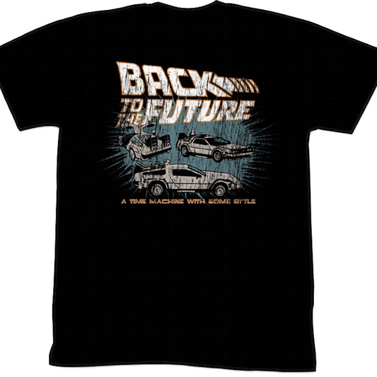 Back To The Future Time Machine With Style Shirt