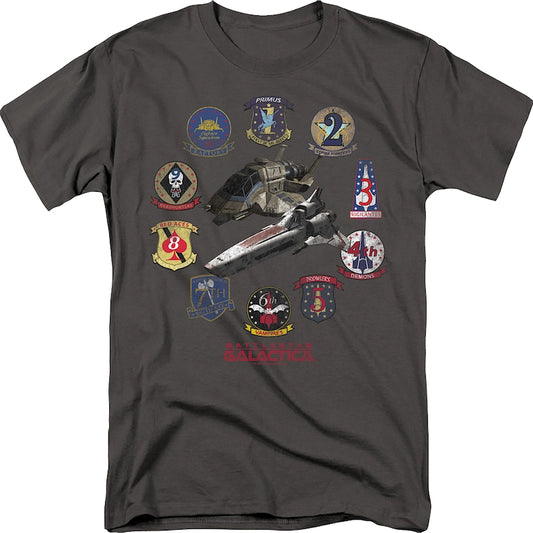 Patches Battlestar Galactica T-Shirt