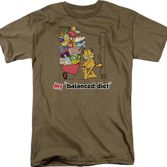 Balanced Diet Garfield T-Shirt