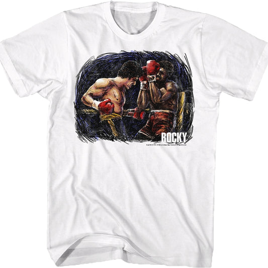 Balboa Creed Painting Rocky T-Shirt