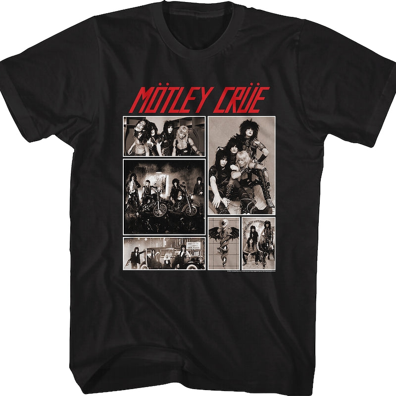 Band Collage Motley Crue T-Shirt