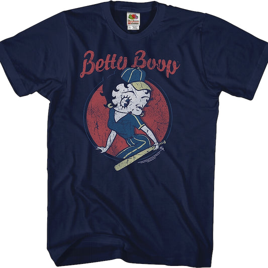Baseball Betty Boop T-Shirt